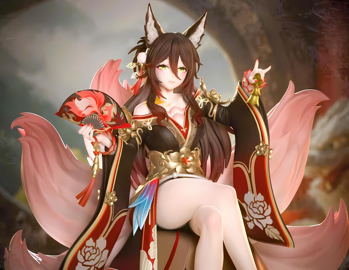 Fugue Honkai Star Rail 3D Printable STL Figure | Premium Anime Geek File | Otaku Collectible Art