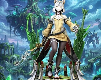 Archivo STL de Nia Xenoblade para impresión 3D (descarga digital)