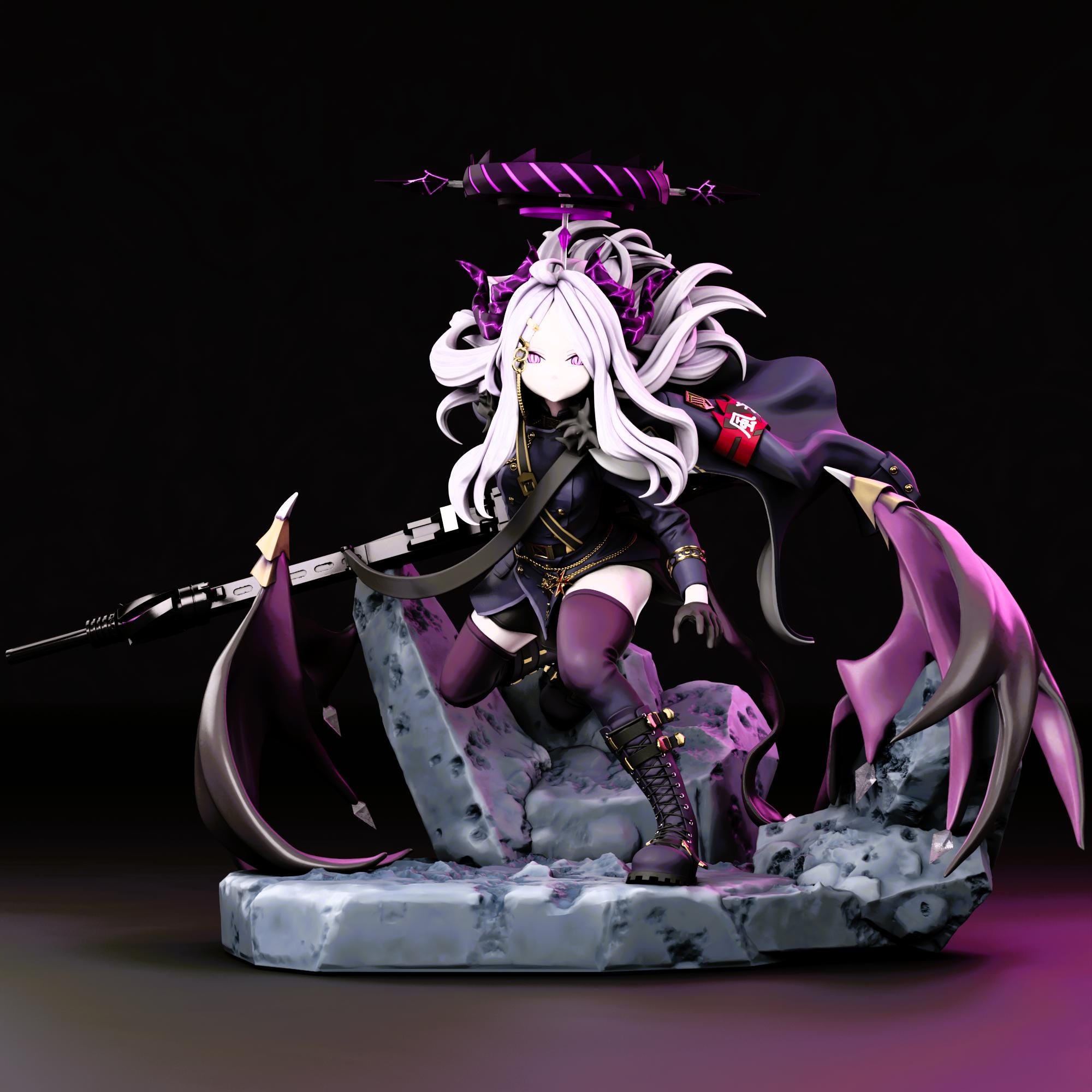 3D STL File Sorasaki Hina Blue Archive Print Anime - Digital