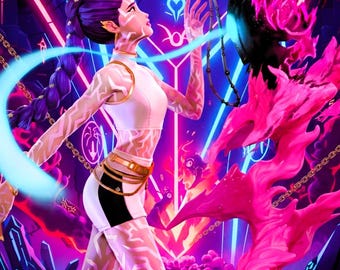 STL File Bust + Rumi Demon Hunters Anime Print - Digital Download