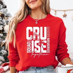Cruise Squad 2026 DTF Transfer: Sunset Ship Design, DIY Vacation Shirt Bild 7