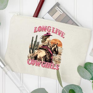 a bag with a picture of a cowboy on it