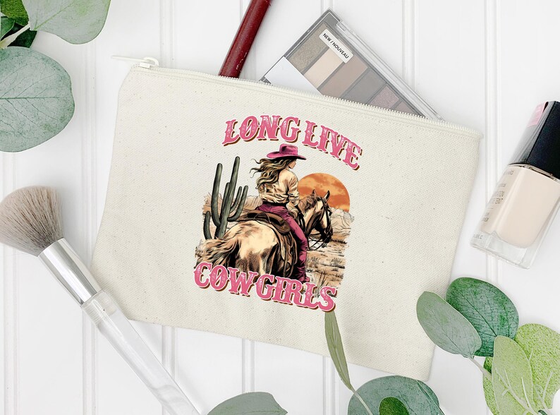 a bag with a picture of a cowboy on it