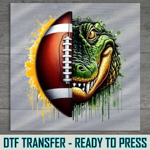 Alligator Football DTF Transfer: Ready to Press