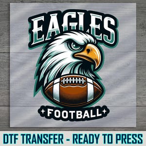 Eagles Football DTF Transfer: Ready to Press Iron-On