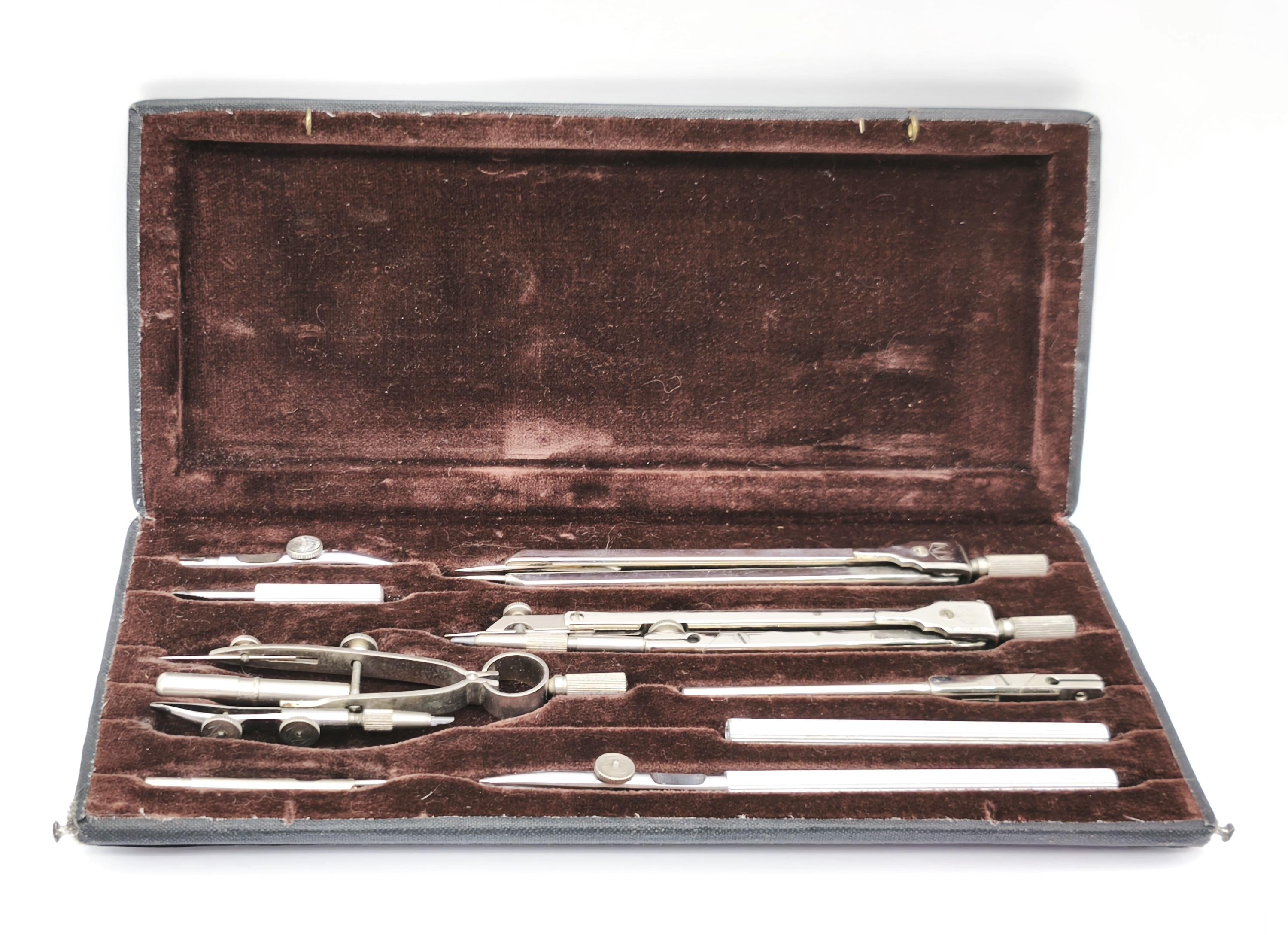 Vintage KIN Precis 627 Drawing Instruments, Mechanical Drafting Set ...