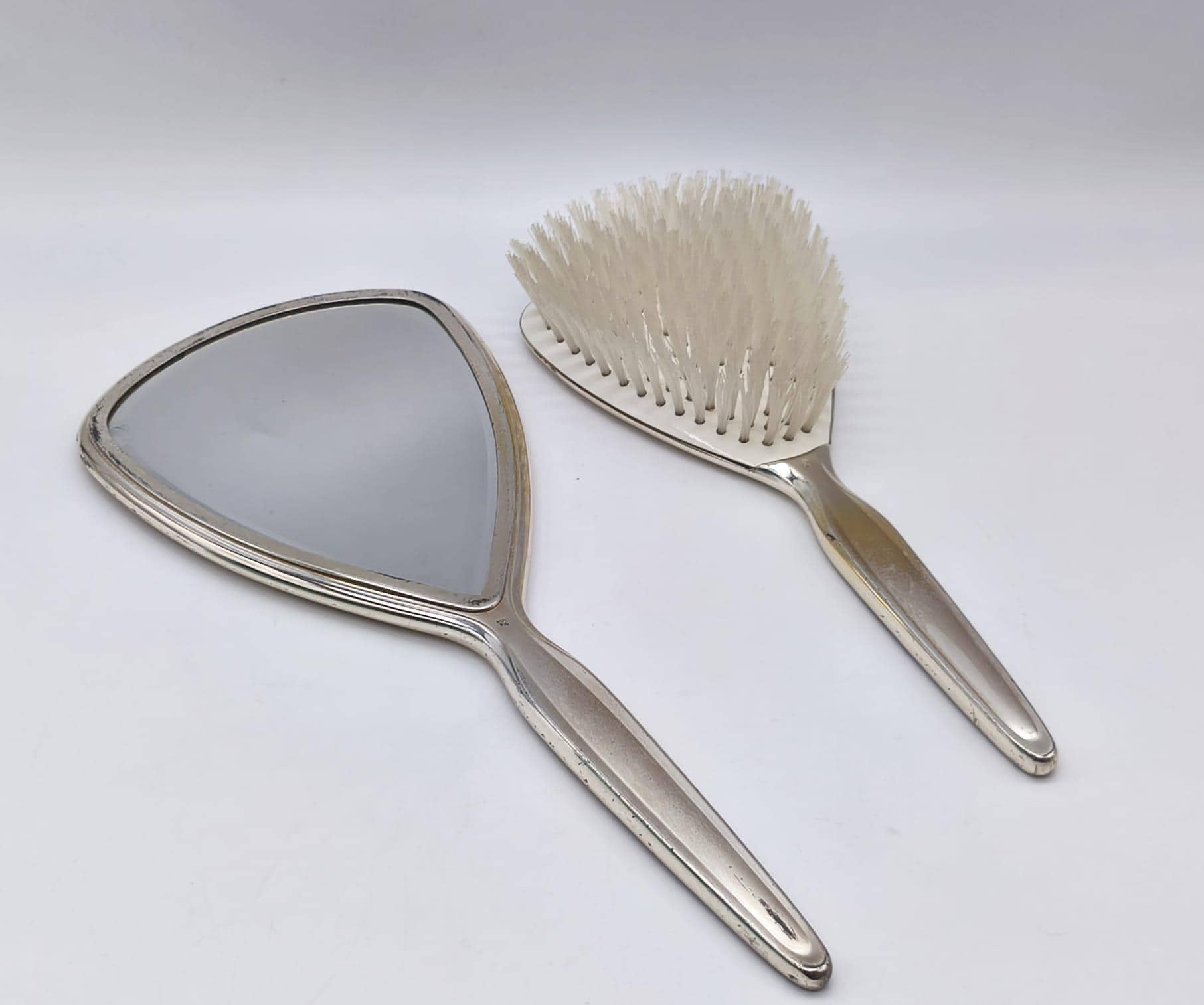 Comb and brush mirror set antique - Etsy 日本