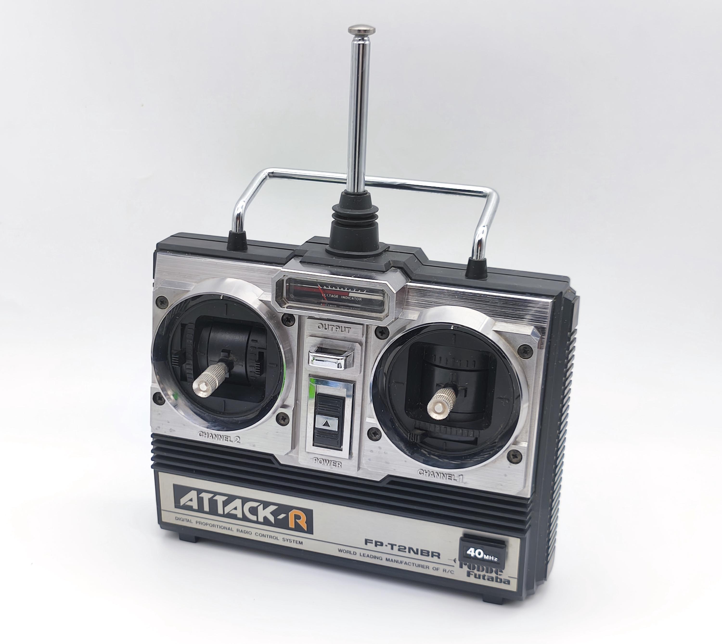 Vintage Futaba Attack-r FP-T2NBR Radio Control Transmitter