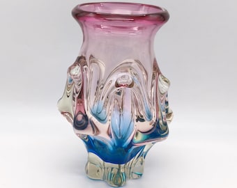 ヴィンテージナルミファンタジーガラス花瓶日本 - Etsy 日本