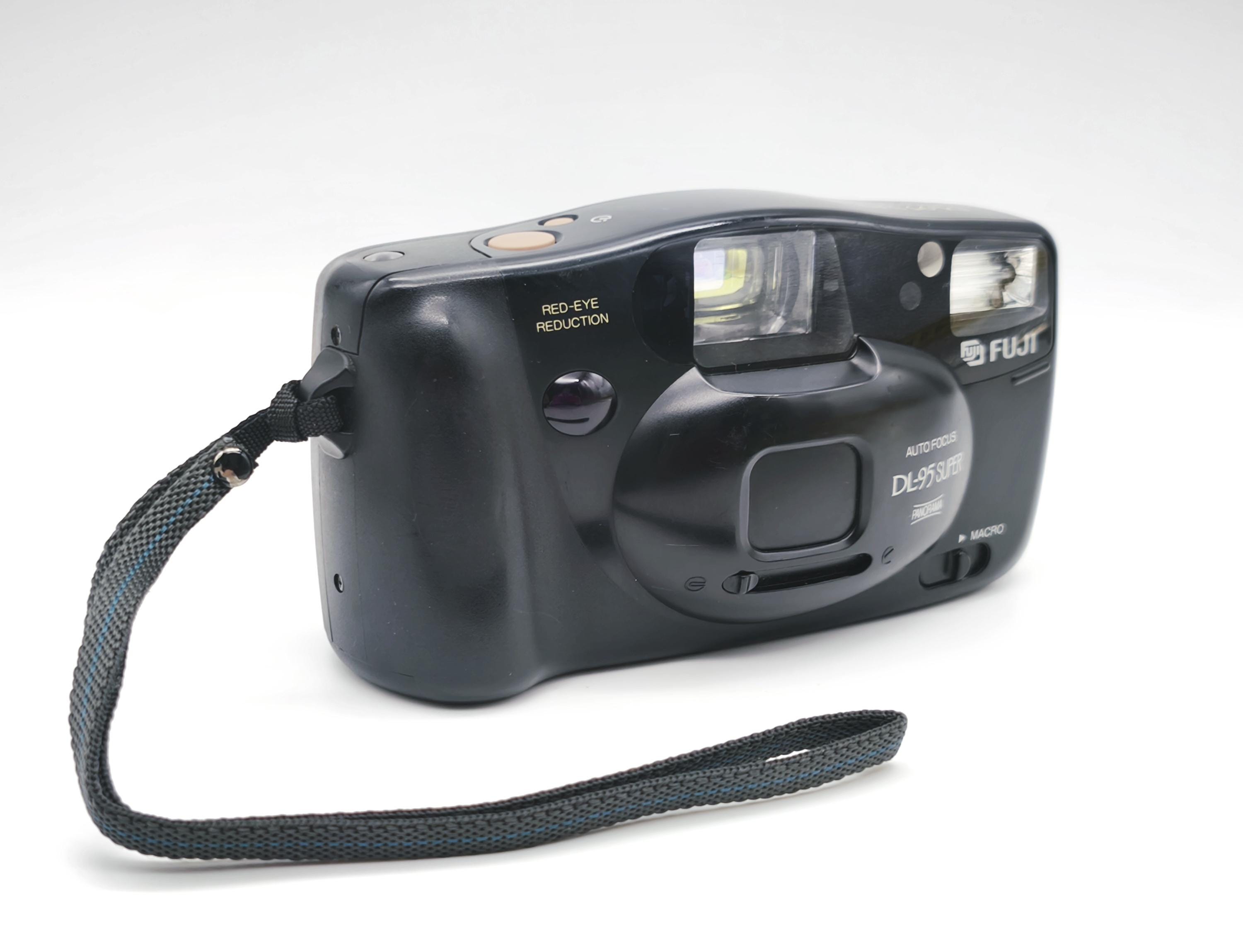 Vintage Fuji DL-95 Super 35mm Film Camera With Panorama & Macro