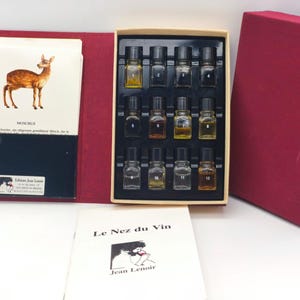 Rare Vintage 1998 Le Nez du Vin Bordeaux Kit, German Edition Sommelier Training Tool, Jean Lenoir Advanced Red Wine Aroma Set