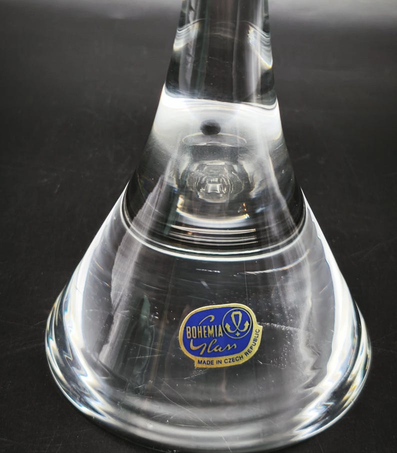 Vintage Bohemia Crystal Decanter - Thumbnail 4