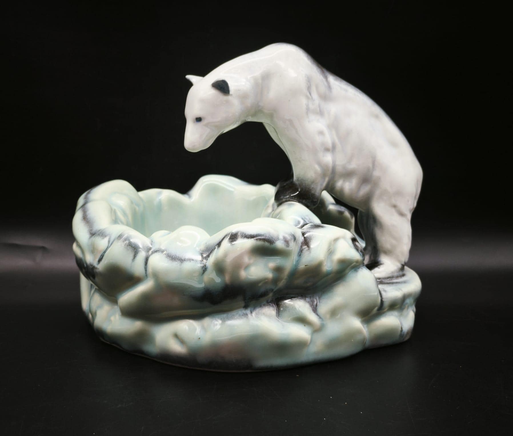 Vintage Polar Bear Ashtray - Etsy