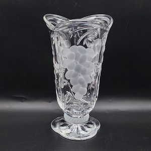 Irena Crystal Vase - Etsy