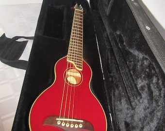 Vintage  Washburn Rover RO10 travel-sized acoustic guitar