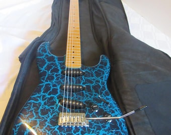 Vintage very Rare  1980 s Korean Made  Serie A electric guitar
