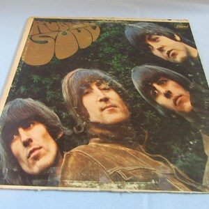 Vintage The Beatles Rubber Soul 1965 Vinyl LP Record Album