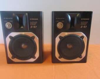 Vintage Mint MINI Pioneer S-X7 Speaker Pair . - Etsy