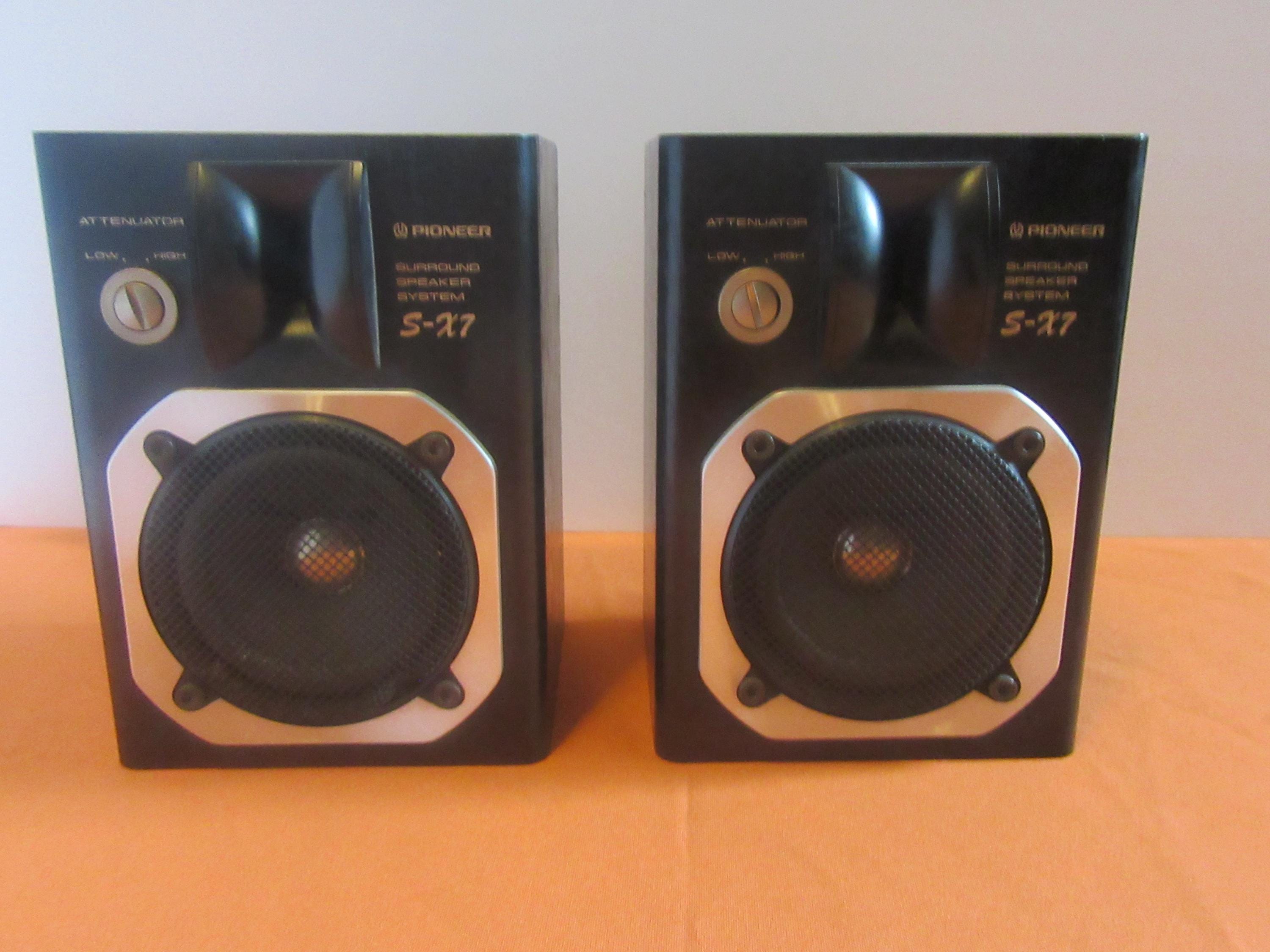 Vintage Mint MINI Pioneer S-X7 Speaker Pair . - Etsy