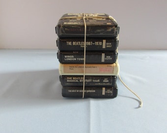 Vintage Rare Bundle 6x The Beatles And Members 8 tracks
