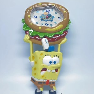 Spongebob Wall Clock - Etsy