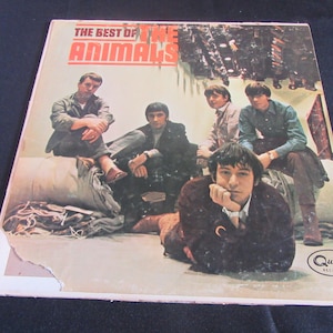 Vintage  The Best Of The Animals Vinyl Record 1966 Lp quality record