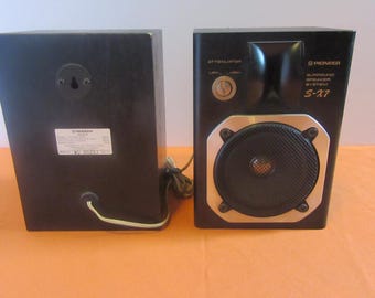 Vintage Mint MINI Pioneer S-X7 Speaker Pair . - Etsy