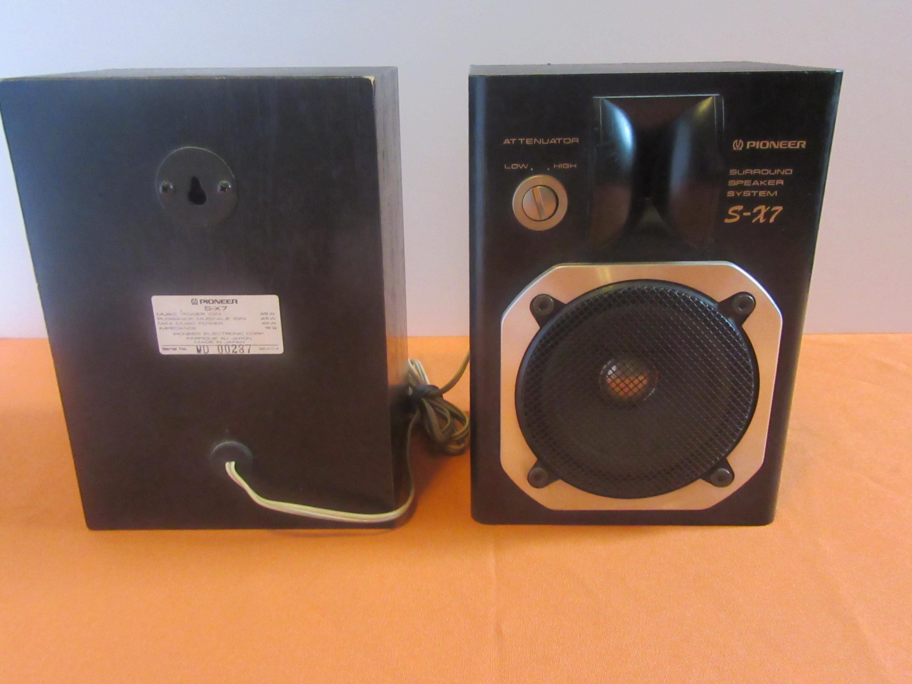 Pioneer S-X7 スピーカー Vintage Mint MINI Pioneer S-X7 Speaker Pair . - Etsy