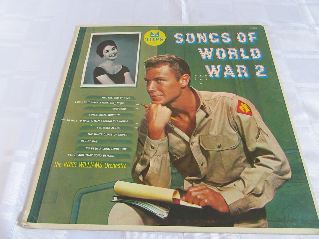 Vintage Very Rare Songs of World War 2 Russ Williams LP - Etsy