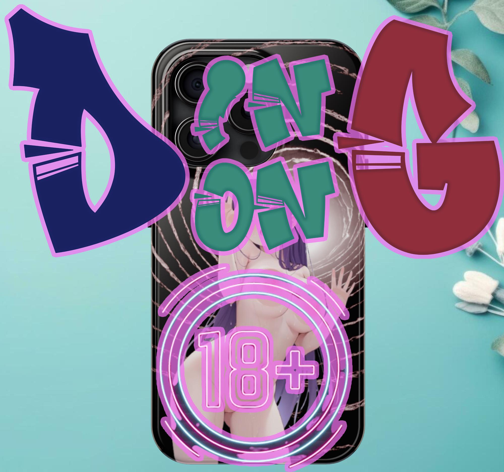 Kawaii Anime Girl Handyhülle, strapazierfähige Abdeckung für iPhone und Samsung, Anime-Liebhaber-Geschenk, Otaku, robuste Telefon-Hülle, schützende Smartphone-Hülle