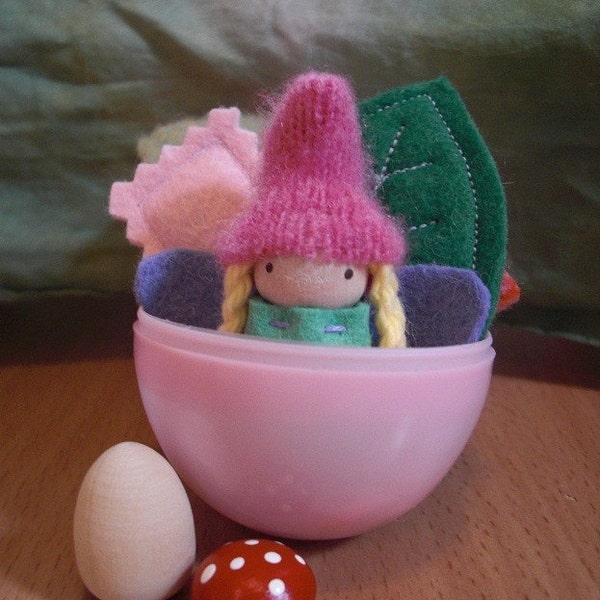 SALE Spring Fairy Playset in an Easter Egg