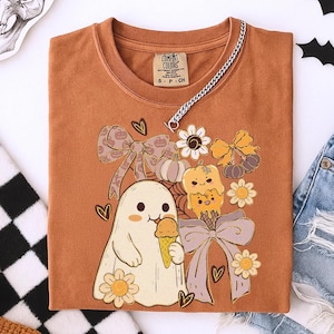 Ghost Summer Halloween png, Funny summer Halloween Png,Vintage Summer png, Halloween cocktail summer png, summer Shirt png, Retro