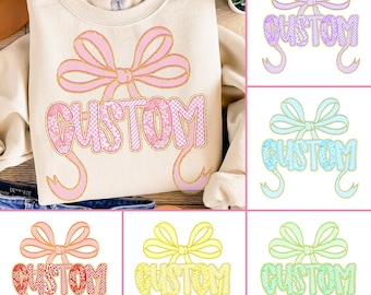 Preppy Custom Name png, Girly Custom png, School Spirit png, Custom Team png, Floral Personalized Name Shirt Design, Hand Lettered