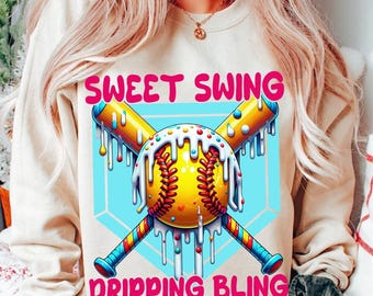 SOFTBALL Drip Png, Softball Drip Png, Softball T-Shirt , Softball Mom, Sublimation, Ice Cream Drip , Softball game day, Digital Download