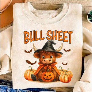 Bull Sheet PNG, Halloween Png, Bull Png, Ghost Cows Png, Funny Cow Png, Fall Png, Cow Lover Png, Spooky Season Png, Instant Download