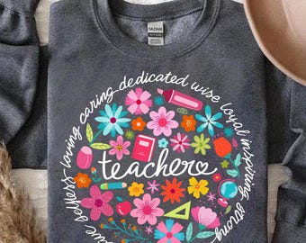 Boho Floral Teacher Png, Preppy Teacher Png, Last Day Of School Png, Teacher Life Png, Teacher Appreciation Gift, Teacher Summer Png