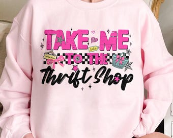 Bring mich zum Thrift Shop - Sofortiger Download Digital PNG Shirt Design Vintage Thrifting Grafik PNG Design, Thrifting PNG Shirt