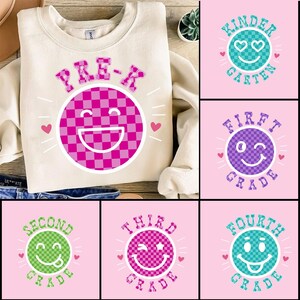 Back to School Bundle, Kindergarten Dude, Pre K PNG, First Day Of School, School Png, Retro PNG, First/ Second/ Third Grade Design