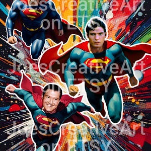 Supermen of the Multiverse. George Reeves, Christopher Reeve, Henry Cavill will save the day