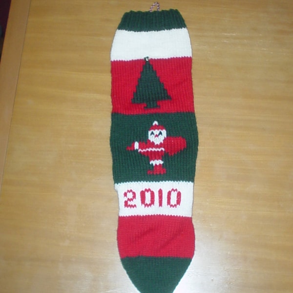 Knitting Pattern - Vintage Style Christmas Stocking