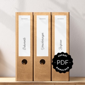 20 x mapruggen | maplabels | Digitale maplabels | etiketten | PDF downloaden | Etiketten invoegen | Duits