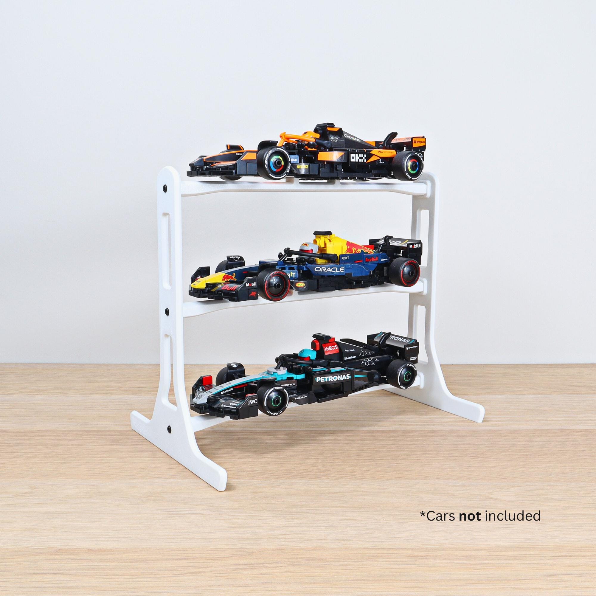Présentoir pour 3 voitures pour modèles de Formule 1 LEGO Speed Champions