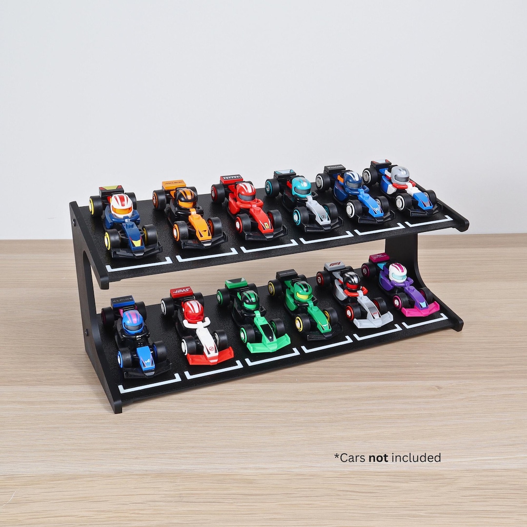 F1 Mini Display Case Mini Lego F1 Display Stand Holds 12-cars - Etsy