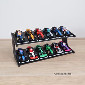 ミニレゴF1ディスプレイスタンド（12台収納可能）