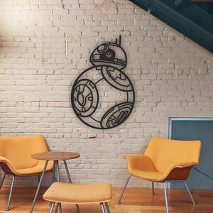 Metal Robot Wall Decor , Metal Robot Wall Art ,  Birthday Gift , Christmas Gift , Living Room Wall Decor , Game Room Wall Decor