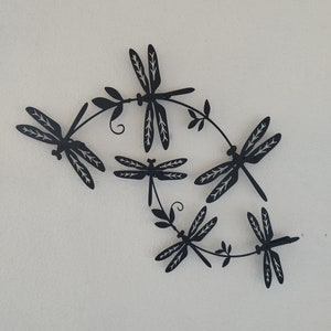 Metal Dragonfly Wall Art , Metal Dragonfly Wall Decor , Birthday Gift , Living Room Decor , Game Room Wall Decor , Man Cave , Gift