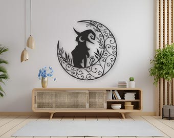Witch Halloween Metal Wall Art – Halloween Decor
