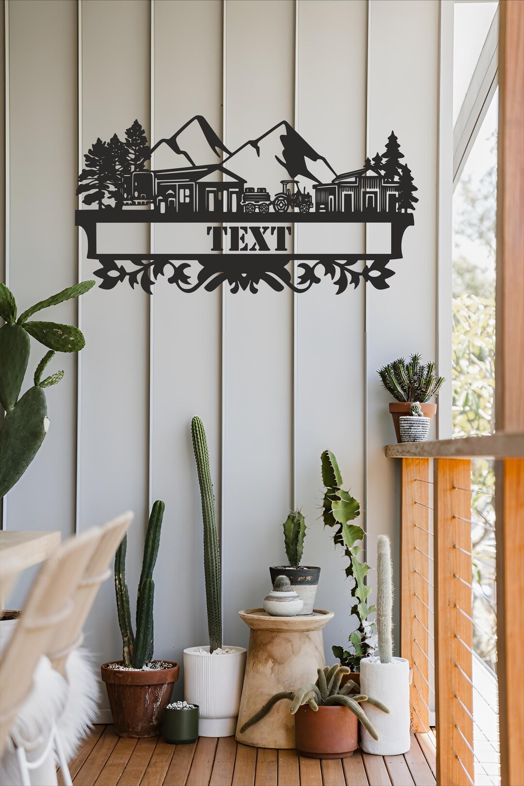 Personalized Metal Farmhouse Sign: Custom Ranch Decor - Etsy