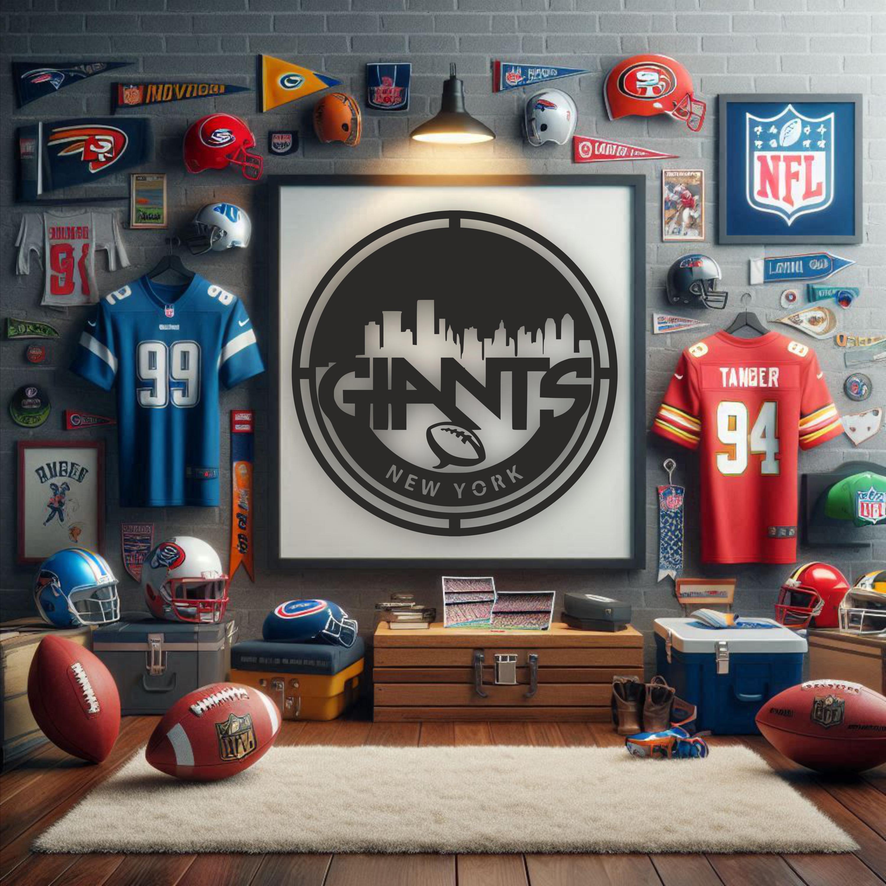 Metal New York Giants Wall Decor - Etsy