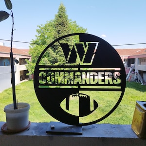 Wanddecoratie metalen commandant